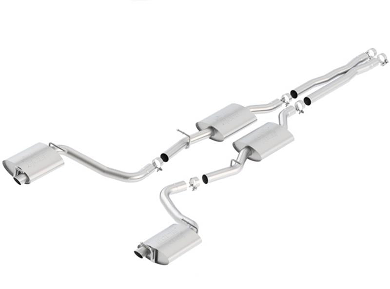 Borla 15-16 Dodge Charger R/T 5.7L No Tip Use Factory Valence Single Split Rear Exit ATAK Exhaust - View 4 | Dirty Garage