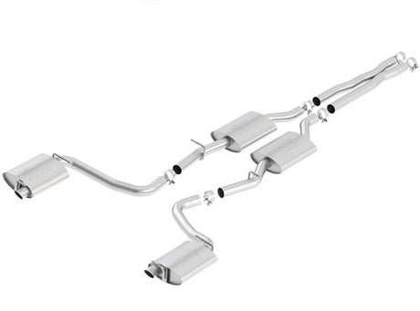 Borla 15-16 Dodge Charger R/T 5.7L No Tip Use Factory Valence Single Split Rear Exit ATAK Exhaust - View 4 | Dirty Garage