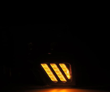2009-2014 F-150 Pro-Series Projector Alpha-Black Headlights Activation Light Sequential Signal Switchback DRL - View 3 | Dirty Garage