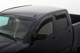 2004-2015 Titan Crew Cab Ventvisor Outside Mount Window Deflectors Smoke 4-Piece - View 2 | Dirty Garage
