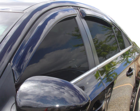 2011-2015 Cruze Outside Mount Smoke Window Deflectors 4-Piece - View 4 | Dirty Garage