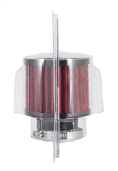 Universal 1.5in Flange ID x 3in OD x 2.5in H Rubber Base Crankcase Vent Filter - View 11 | Dirty Garage