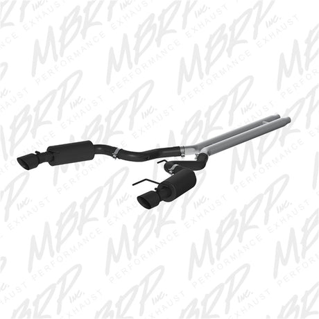 2015 Mustang GT 5.0 Convertible 3" Cat Back Dual Split Rear Exit Street Version - View 3 | Dirty Garage