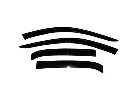 2003-2007 Accord Ventvisor Outside Mount Window Deflectors Smoke 4-Piece - View 4 | Dirty Garage