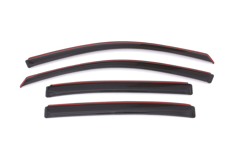 2013-2017 Accord Ventvisor Front Rear Window Deflectors Smoke 4-Piece - View 2 | Dirty Garage