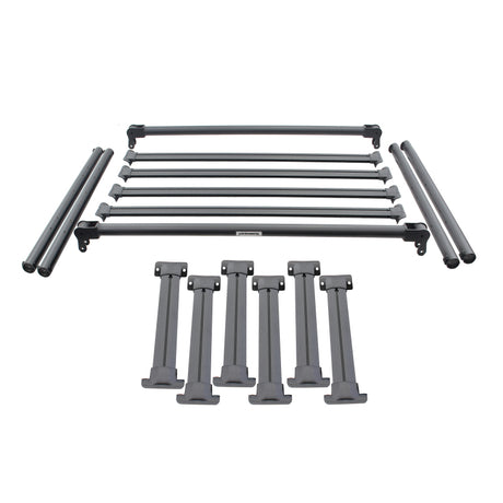 Go Rhino 19-21 Jeep Gladiator XRS Overland Xtreme Rack - Box 1 (Req. gor5950000T-02) - View 2 | Dirty Garage