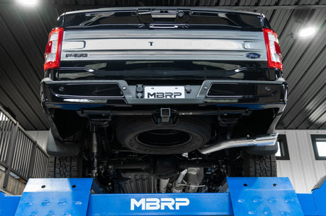 2021-2026 F-150 Powerboost Hybrid 3" Single Side Exit Aluminized Steel - View 3 | Dirty Garage
