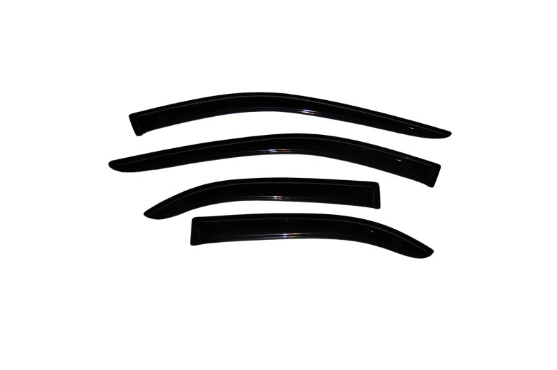 2003-2007 Sorento Ventvisor Outside Mount Window Deflectors Smoke 4-Piece - View 4 | Dirty Garage