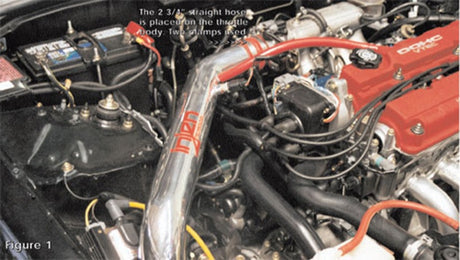 1999-2000 Civic Si Black Cold Air Intake - View 5 | Dirty Garage
