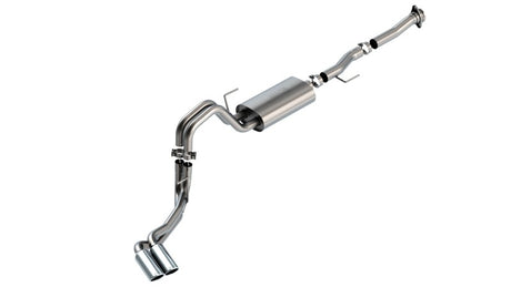Borla F-150 2021 5.0L 2dr RC SB (122.8 WB) XL/XLT 3/2.25 DSE Cat-Back S-Type Chrome Tips - View 2 | Dirty Garage