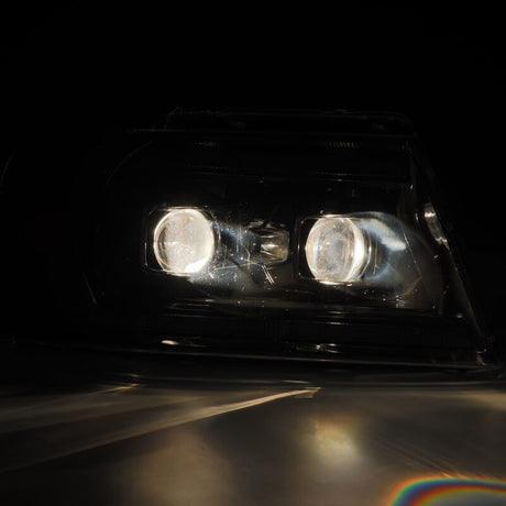 2004-2008 F-150 Pro-Series Projector Alpha-Black Headlights - View 3 | Dirty Garage