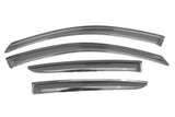 2012-2018 Versa Ventvisor Outside Mount Window Deflectors Smoke | Dirty Garage