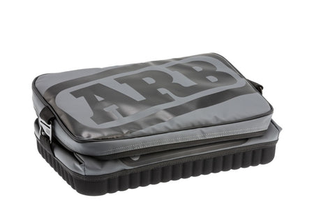 ARB Cooler Bag Charcoal w/ Red Highlights 15in L x 11in W x 9in H Holds 22 Cans - View 13 | Dirty Garage