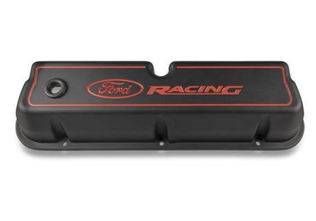 Universal Logo Die-Cast Black Valve Covers - View 4 | Dirty Garage