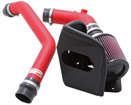 2008-2009 Evo X Wrinkle Red Typhoon Short Ram Intake - View 2 | Dirty Garage