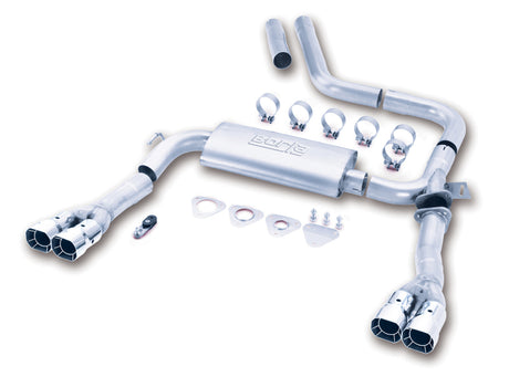 Borla 98-01 CAMARO/TRANS AM 5.7L V8 AT/MT Catback Exhaust Quad Tips - View 5 | Dirty Garage