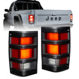 1986-1992 Comanche MJ LED Tail Lights Standard Red Lens | Dirty Garage