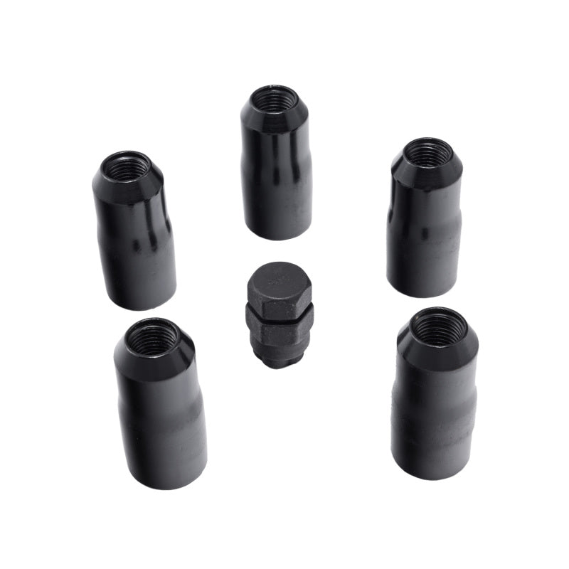 Rugged Ridge 18-20 Jeep Wrangler JL/JLU Black M14-1.5 Wheel Lock Nut Set w/Key - View 2 | Dirty Garage