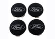 Universal Ford Truck/SUV Black And Chrome Wheel Center Cap Kit | Dirty Garage
