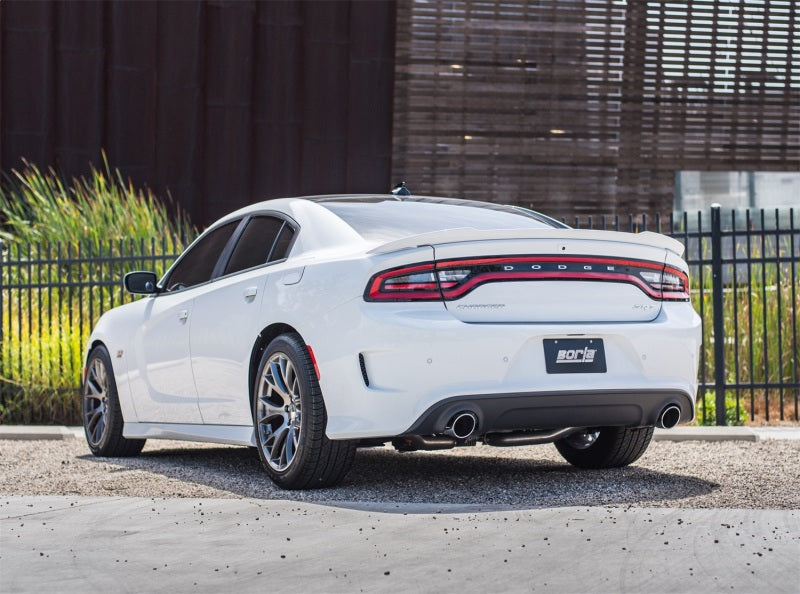 Borla 2015-2022 Charger SRT 392 / Scat Pack 6.4L Atak Catback Exhaust Single Split Rear Exit - View 5 | Dirty Garage