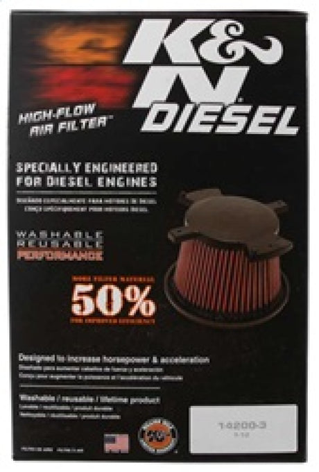 Universal 07 Ram HD/3500 6.7L-L6 DSL Drop In Air Filter - View 10 | Dirty Garage