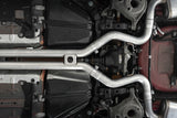 2018-2020 Mustang GT 5.0 Quad Tip Active Exhaust Cat Back Split Rear T304 Carb Fib Tips - View 2 | Dirty Garage