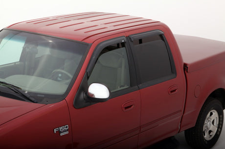 2002-2003 Lincoln Blackwood Ventvisor Outside Mount Window Deflectors Smoke 4-Piece - View 4 | Dirty Garage