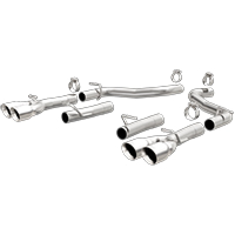 2015-2023 Challenger Axle-Back 2.5in Quad Split Rear 3.5in Tip | Dirty Garage