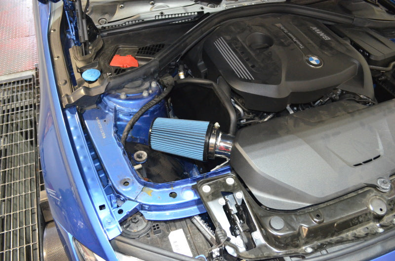 2016-2018 BMW 330i 2.0L Wrinkle Red Cold Air Intake - View 5 | Dirty Garage