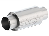 Borla 3 -1/2in In/Out x 5in Round x 8in Long XR-1 Sportsman Shorty Racing Muffler - View 2 | Dirty Garage
