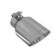 Universal 4" OD Dual Wall Angled Tip 2.5" Inlet 8" Length T304 | Dirty Garage