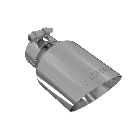 Universal 4" OD Dual Wall Angled Tip 2.5" Inlet 8" Length T304 | Dirty Garage