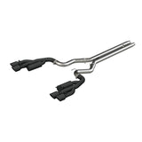 2018-2019 Mustang GT 5.0 3" Cat Back Quad Tip Race Version Black - View 2 | Dirty Garage