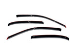 2001-2005 Civic Ventvisor In-Channel Front and Rear Window Deflectors 4-Piece Smoke - View 12 | Dirty Garage