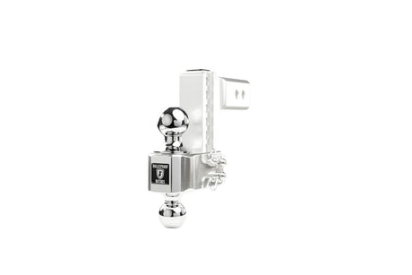 Universal 2.5 Aluminum Medium Duty 4 Drop Rise Hitch | Dirty Garage