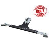Gen-Y Dodge/RAM GoosePuck II 5in Offset Ball Puck Mount & 25K Towing w/Safety Chain Anchors | Dirty Garage