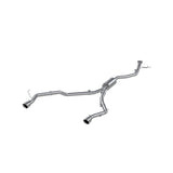 2021-2022 Ridgeline T304 Stainless Steel 2.5" Cat Back Dual Split Rear Exit | Dirty Garage