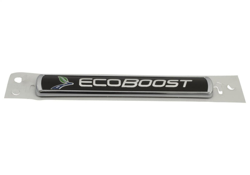 Universal Black/Silver EcoBoost Emblem 3-1/2in x 9/16in - Set of 2 - View 8 | Dirty Garage
