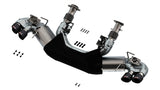 Borla 2020 Chevrolet Corvette C8 6.2L ATAK 3in Exhaust System Dual Round Angle Cut Carbon Fiber Tips - View 3 | Dirty Garage
