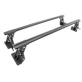 Go Rhino 15-22 Ford F-150 / 19-22 RAM 1500 / 07-21 Toyota Tundra XRS Cross Bars Kit - Tex. Blk - View 2 | Dirty Garage