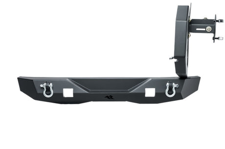 Rugged Ridge 07-18 Jeep Wrangler (JK/JKU) XOR Rear Bumper w/Swing Out Tire Carrier - Tex. Blk | Dirty Garage