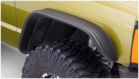1984-2001 Jeep Cherokee Flat Style Flares 4pc - Black - View 2 | Dirty Garage
