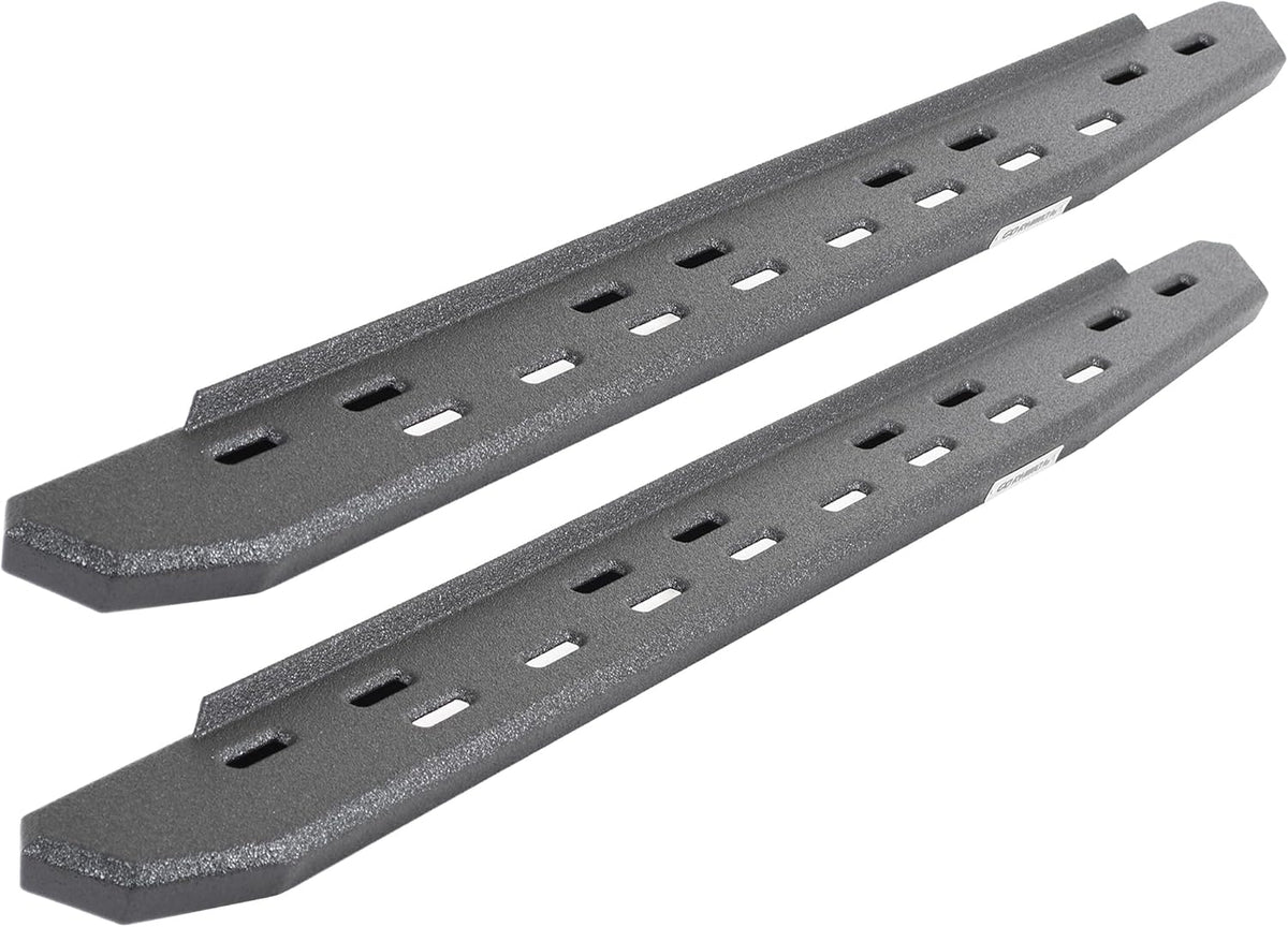 Universal 57" RB30 Slim Running Board with Protective Bed Liner Coating | Dirty Garage