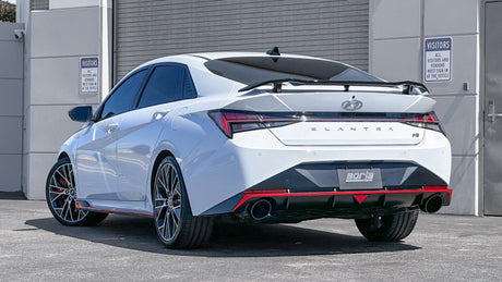 Borla 22-23 Hyundai Elantra N 2.0L 4 CYL. Turbo AT/MT ATAK Catback Exhaust Black Chrome - View 3 | Dirty Garage