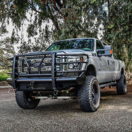 2011-2016 Super Duty HDX Bandit Black Front Bumper - View 3 | Dirty Garage