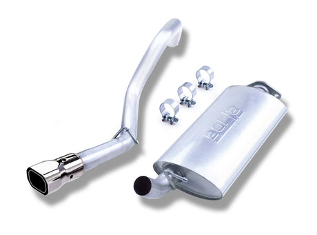 Borla 00-06 Jeep Wrangler Sport/SE/X/Rubicon Sahara 2.5L/4cyl 4.0L/6cyl SS Catback Exhaust - View 3 | Dirty Garage