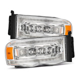 2002-2005 Ram HD Nova-Series LED Projector Chrome Headlights Active Light Sequential Signal | Dirty Garage