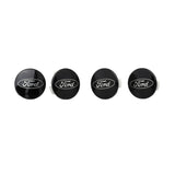Universal Car Black and Chrome Wheel Cap - View 2 | Dirty Garage