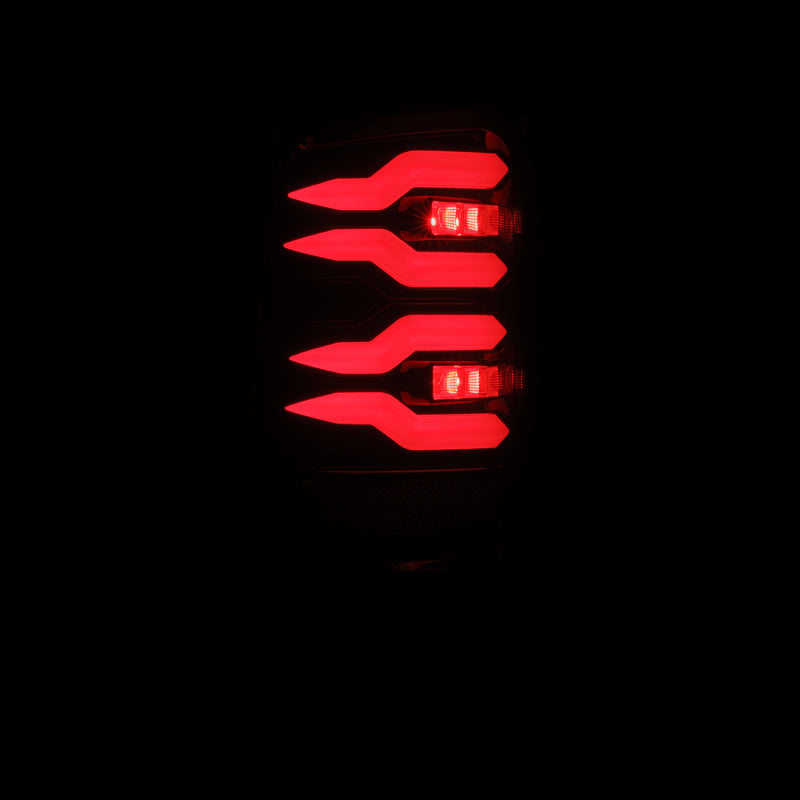 1994-2001 Ram 1500 HD Luxx-Series Black Red LED Tail Lights - View 5 | Dirty Garage