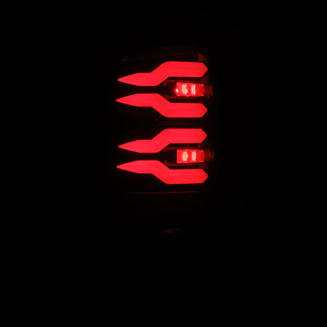 1994-2001 Ram 1500 HD Luxx-Series Black Red LED Tail Lights - View 5 | Dirty Garage